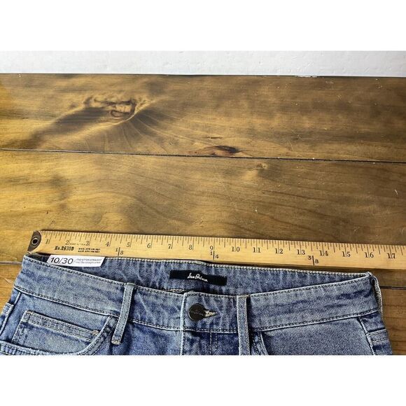 Sam Edelman Jeans The Kitten Straight Mid Rise Ankle Raw Hem Size 10/30 NWT - Picture 9 of 11